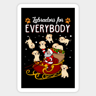 Labradors Christmas Sweater Magnet